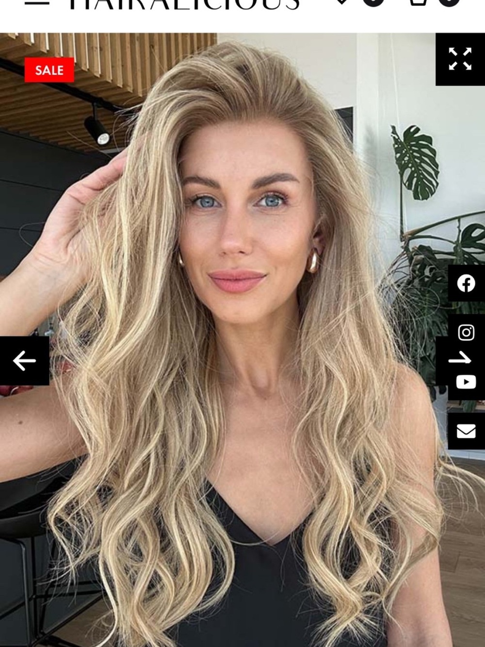 Long Wavy Wig - custom color copper
